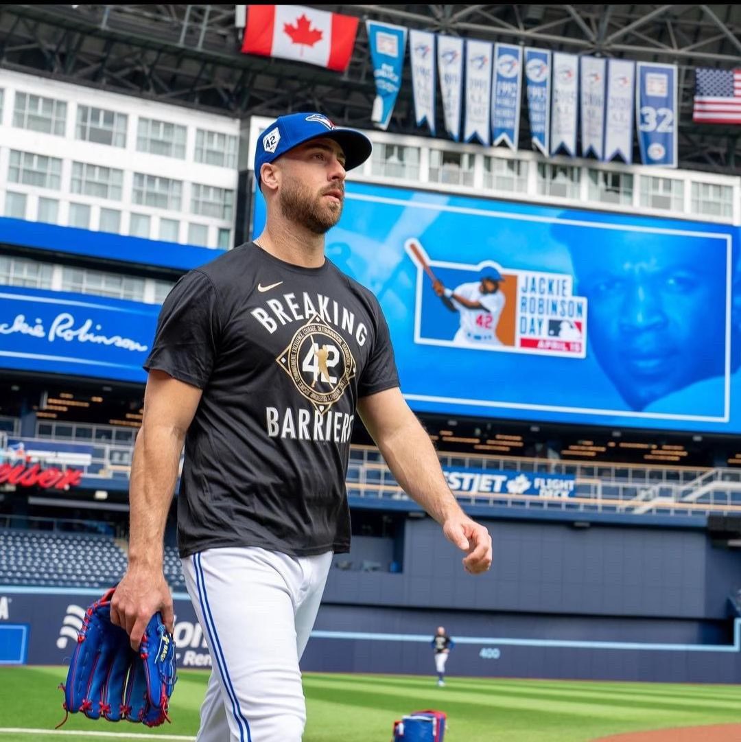 Wayne State Alum Anthony Bass on Jackie Robinson Day Blue Jays 5 Rays 2 #Jackie42