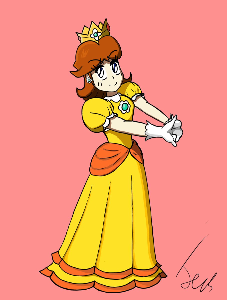 LitwickJess's tweet photo. #DA15YDay 💛💛💛 #PrincessDaisy 
Here are drawings I’ve made of her :D https://t.co/Cjd44lSrIr