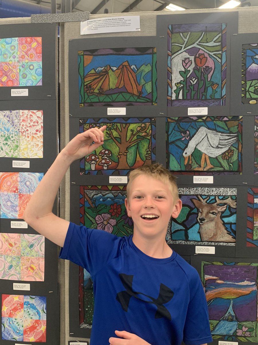 Thank you to Mrs. Kleyn @HygieneART and @Art_nicholson at @WestviewSVVSD for all your work to showcase my favorite artists. Amazing work at St.Vrain Unframed.