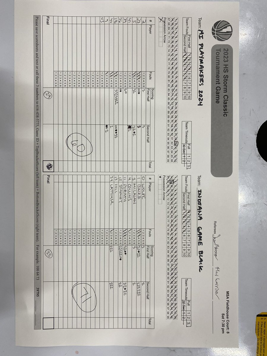 Indiana Game (@indianagamehoop) on Twitter photo Indiana game 17u black win 72-60 to move into the quarterfinals tomorrow morning.
Payton Baird with 19, while <a href="/grantporath1/">grantporath</a> and <a href="/CollinxSchmidt/">CollinSchmidt</a> each added 15 Indiana game 17u black win 72-60 to move into the quarterfinals tomorrow morning.
Payton Baird with 19, while <a href="/grantporath1/">grantporath</a> and <a href="/CollinxSchmidt/">CollinSchmidt</a> each added 15