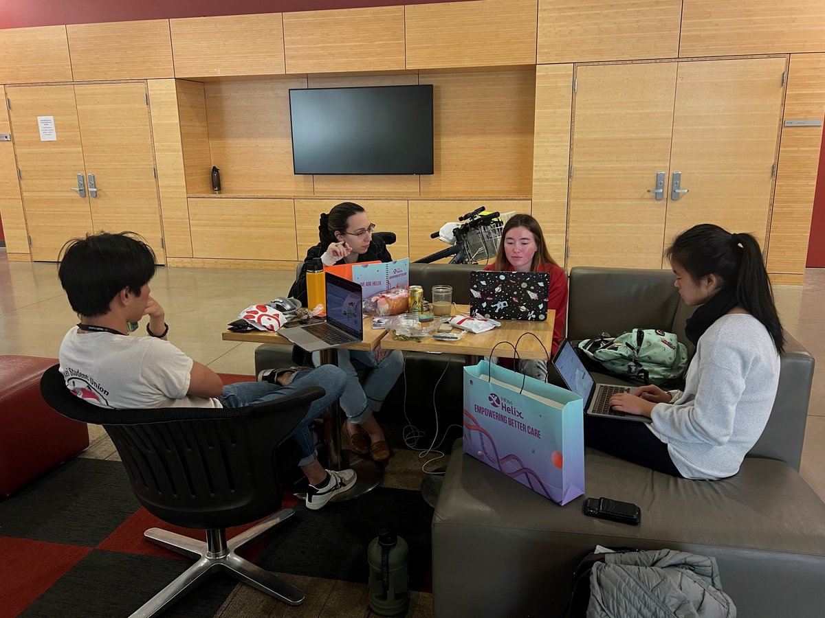 InfosysAmericas's tweet image. From brainstorm to breakthroughs: Day 2 of @joinhealthhacks is in full swing at @Stanford! Students ideating and fueling the future of healthcare. infy.com/3zuvFAK @Infosys @InstepInfosys #InfosysHelix #HealthHacks #InfosysInstep #EmpoweringBetterCare #InnovationChallenge