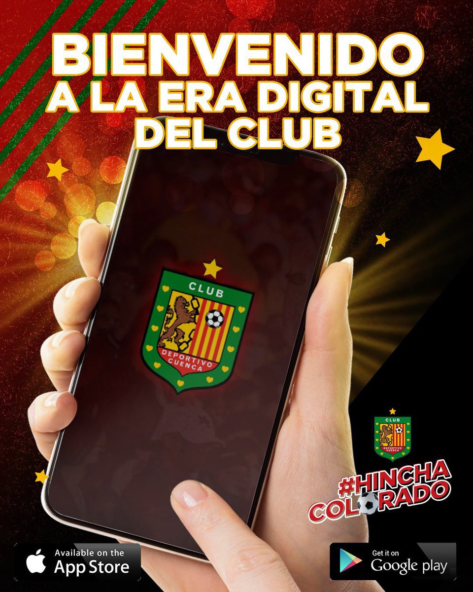 DCuencaOficial's tweet photo. ¿Quieres ganarte la camiseta alterna oficial del Deportivo Cuenca? 😍
Descárgate la APP del Club y tómate una foto desde tu ubicación en el partido de hoy.
Utiliza el hashtag #APPDelCuenca y estarás participando ✅
#VamosCuenca ♥️🖤
#APPDelCuenca https://t.co/EEiEgLT4Mr