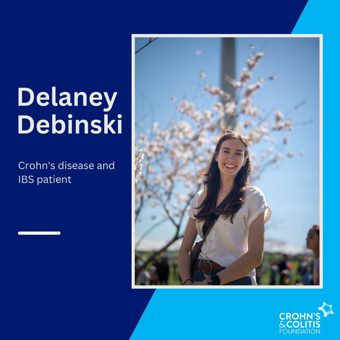 During IBS Awareness Month, we recognize that many IBD patients also have overlapping IBS, including Delaney Debinski, founder of Bathroom Babes. Learn more about Bathroom Babes here: bit.ly/3zWlXaw