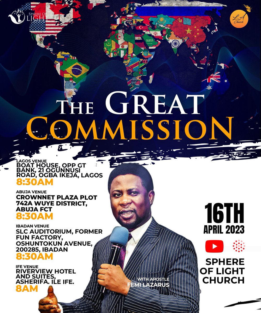 ZGRAND_A's tweet photo. @SpiricocoNg This is where it is happening!

SLC LAGOS
SLC IFE
SLC IBADAN
SLC ABUJA
SLC GLOBAL

Join us tomorrow...
@TheSLCglobal @SLCIbadan https://t.co/uYiPtRzREx