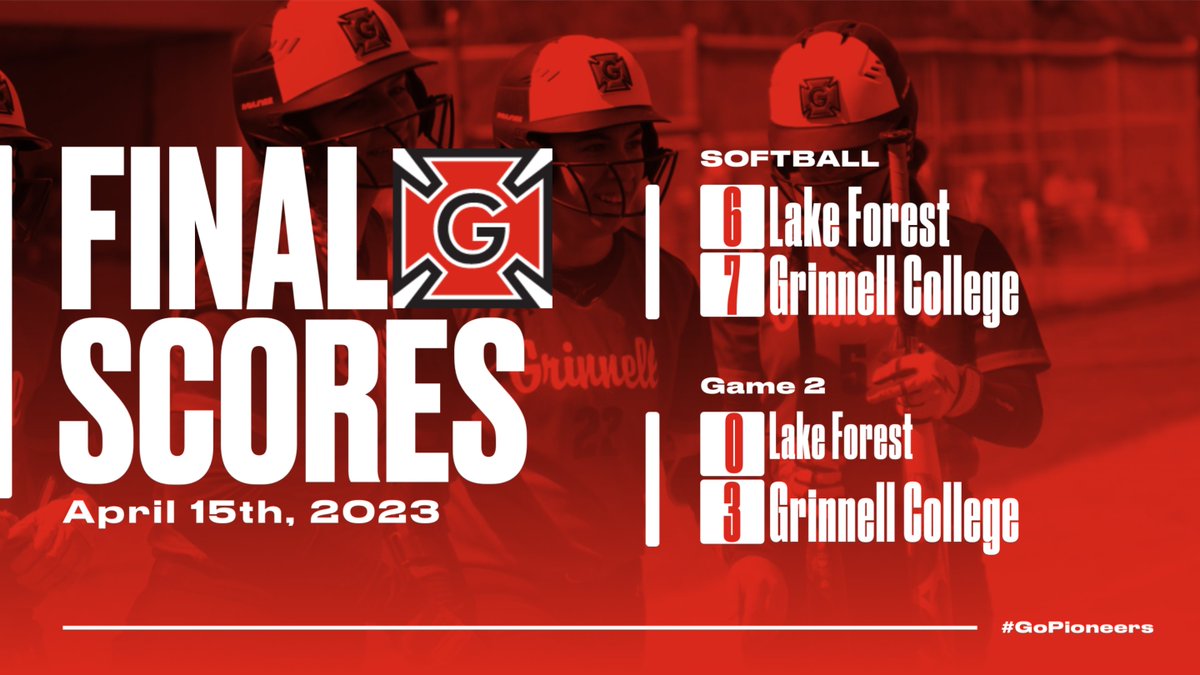 We won both games against Lake Forest today! That moves our record to 16-10 overall and 6-0 in conference play.

We will be back in action next Saturday, April 22nd as we travel to Appleton, WI to face Lawrence University.