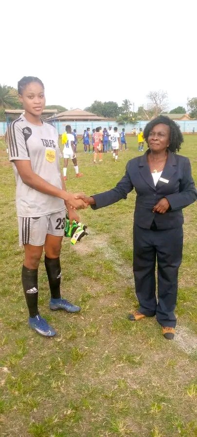 Congratulations
SALAM NAJAT 
Most Valuable Player (MVP) of the Match against Ampem Darkwoa ladies

#tamalesuperladies
WeAreHereToStay