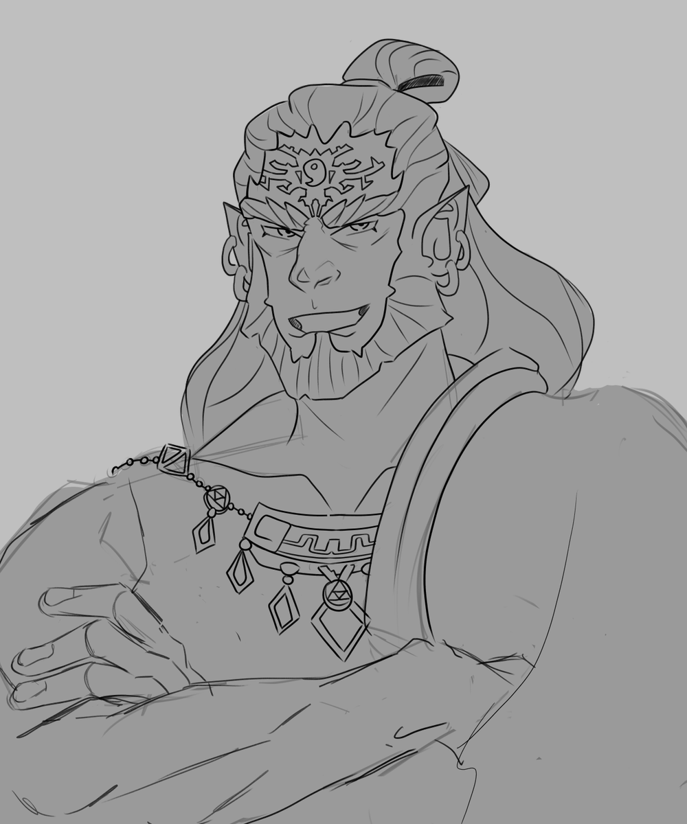(wip)

Don't know if i have the energy too finish this but let's see where it goes 🙃

#totk #TearsoftheKingdom #ZeldaTearsOfTheKingdom #Ganondorf