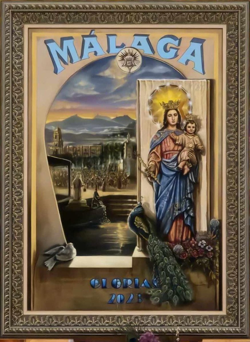 AuxiliadoraMLG's tweet photo. Nuestra Madre Auxiliadora en el cartel de las Glorias de Málaga de 2023. Agradecer de todo corazón al autor,  Juan Francisco Martínez Zamora, gran devoto de la Santísima Virgen, el cariño con el que la ha plasmado. https://t.co/pRsUYaBjSD