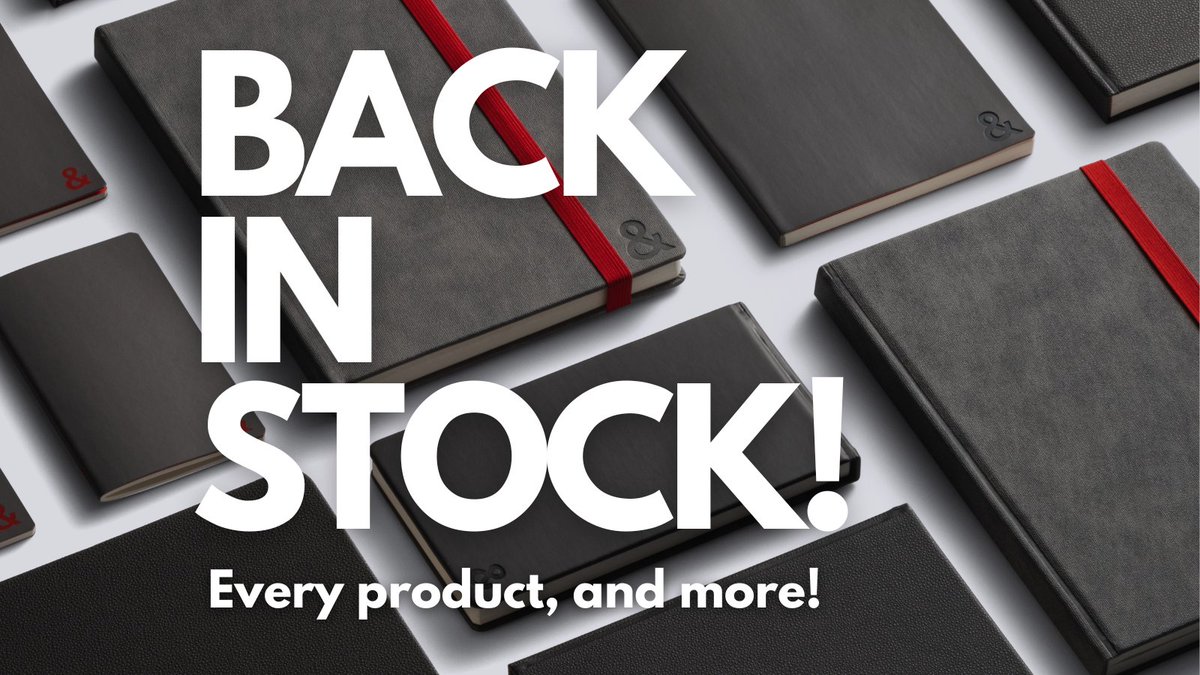 codeandquill's tweet image. We've got every product back in stock over at codeandquill.com. And now, our notebooks come in white and gray.