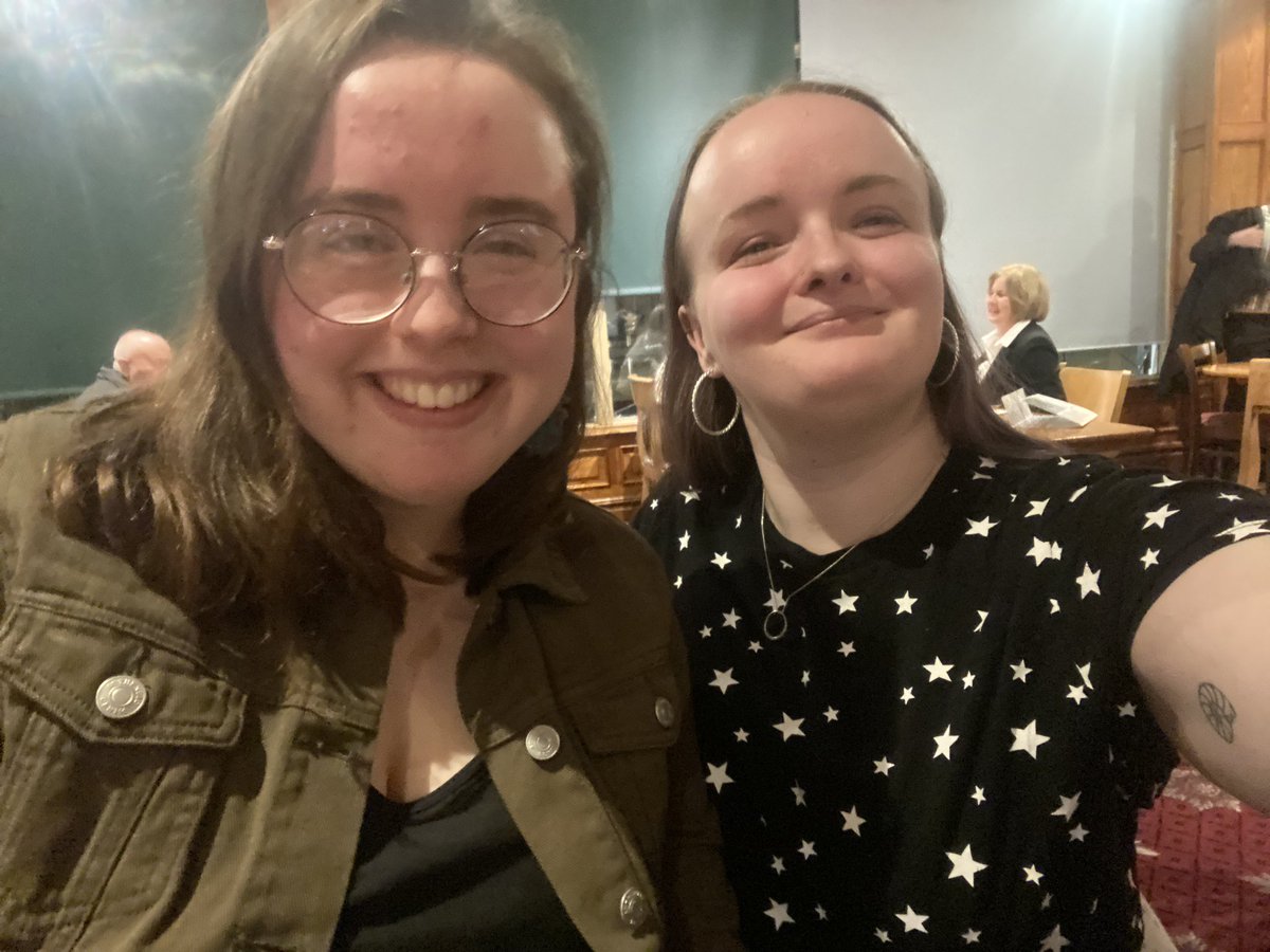 After being mutuals for like 3 years, <a href="/wheelofkats/">Katherine Wheeler | 💜💜</a> and I finally went drinking together
