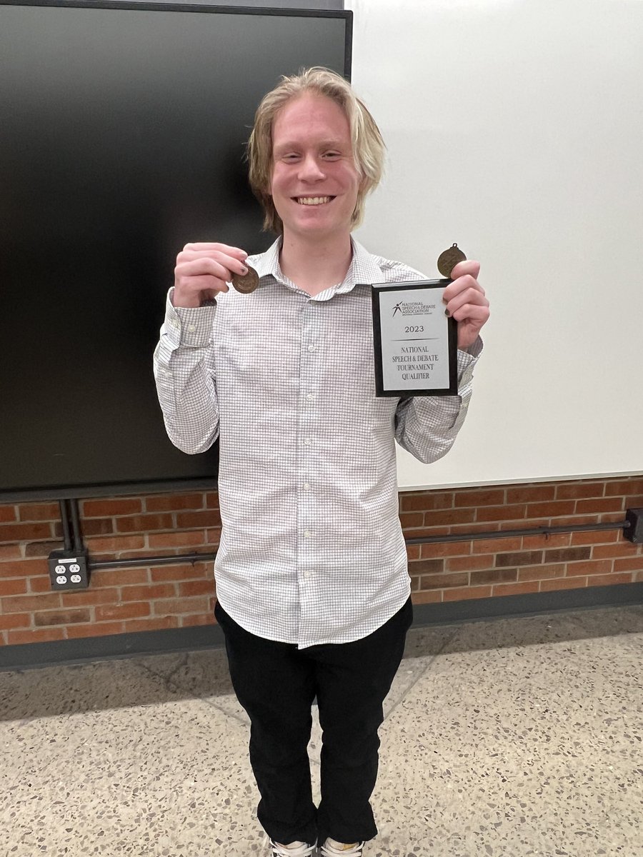 Quinn Largent goes undefeated and takes first <a href="/ThreeTrailsNSDA/">Three Trails NSDA</a> Lincoln Douglas National Qualifier!