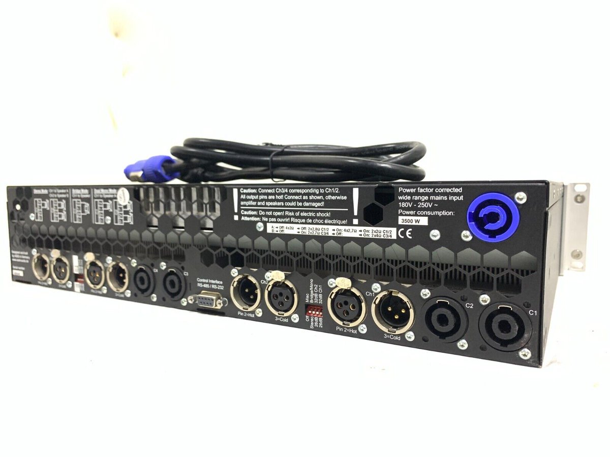 TrueHeartSound's tweet image. Hoellstern Delta 14.4 4CH (10,400W) Amp #0139 (One) $2,270.00 USD

Please check out our website at trueheartsound.com or give us a call on Whatsapp at 1.917.708.3778 or on our office number at 1.954.616.5622