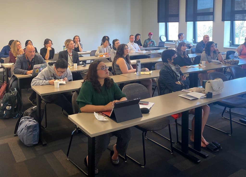 CEC2023_LUC's tweet photo. Paying close attention to our sessions this afternoon! Interested in the program? check it out here: https://t.co/uBC6F96tv9 https://t.co/jJ2U5ZYLGV