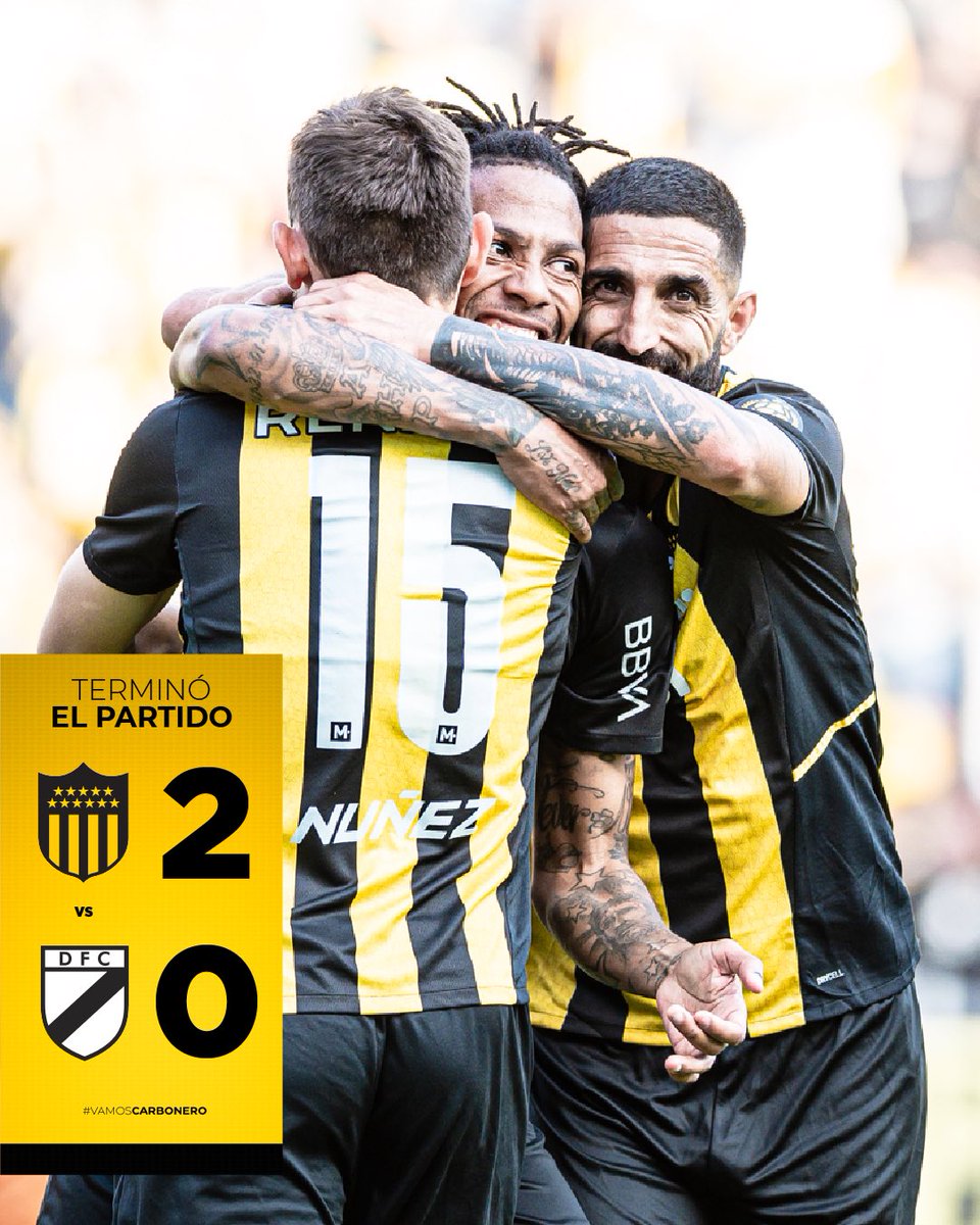 OficialCAP's tweet photo. ⚫️ ¡𝐆𝐀𝐍𝐎𝐎𝐎𝐎 𝐏𝐄𝐍̃𝐀𝐑𝐎𝐎𝐎𝐋! 🟡

@OficialCAP 2-0 @DanubioFC 

#VamosCarbonero #TodosJuntos https://t.co/rwf9G65tOZ