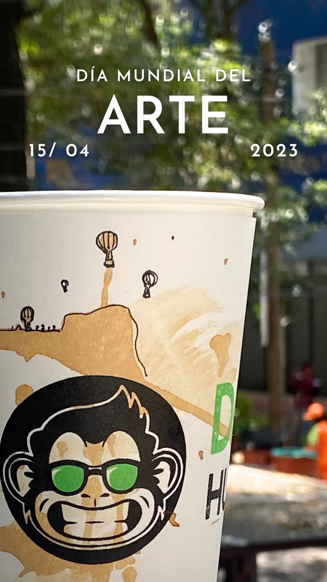 COFFEEFYWORKAFE's tweet photo. Hasta el café lo celebra 🖌️☕️ #DíaMundialDelArte https://t.co/2XvHB1CaNk