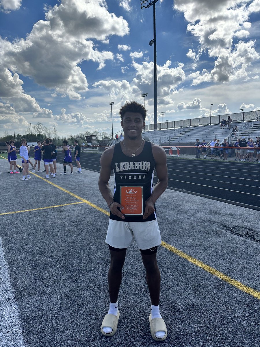 Great day for the Tigers!! Girls runner-up and boys place 4th at Hamilton Heights Big Orange Invitational!! Trey Ries top male scorer for the day after winning the 100 &amp; 200, placing 3rd in Long Jump, and 3rd on the 4x100 relay. Keep working Tigers!! ⁦<a href="/Tdice48/">Trey Ries</a>⁩ ⁦⁦