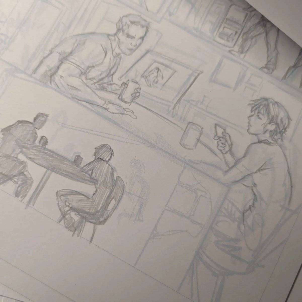 JosephArnoldArt's tweet image. Wip drafts #pencils art #sequentials