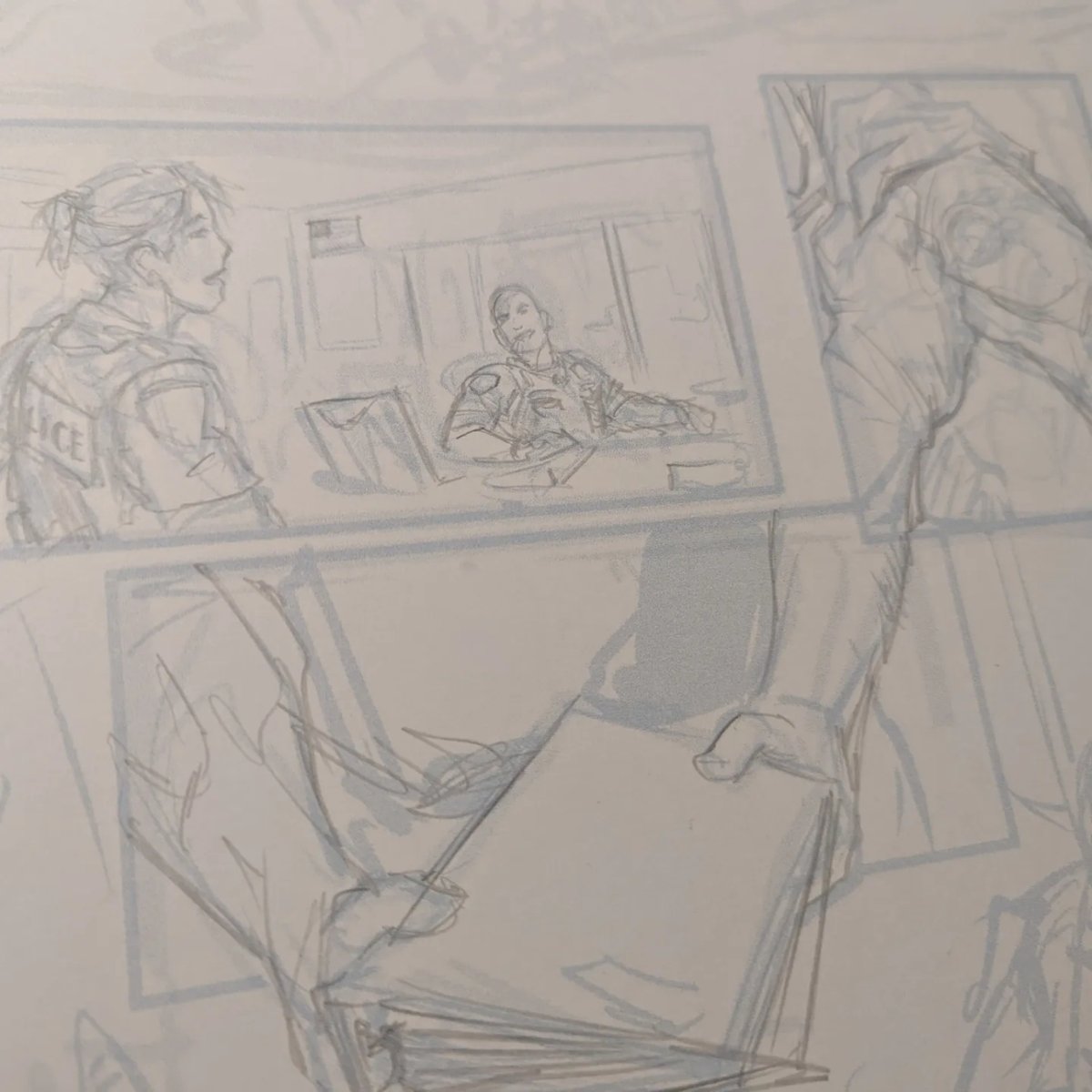 JosephArnoldArt's tweet image. Wip drafts #pencils art #sequentials