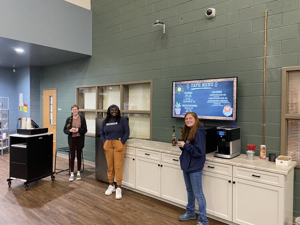 ECCALibrary's tweet photo. If you haven’t stopped by the library in a while, our cafe is open and running!  We have a variety of cold and hot beverages!  We hope to see you soon at The Nest Cafe! #hvalibrary #hvanestcafe https://t.co/AXligSkYzJ