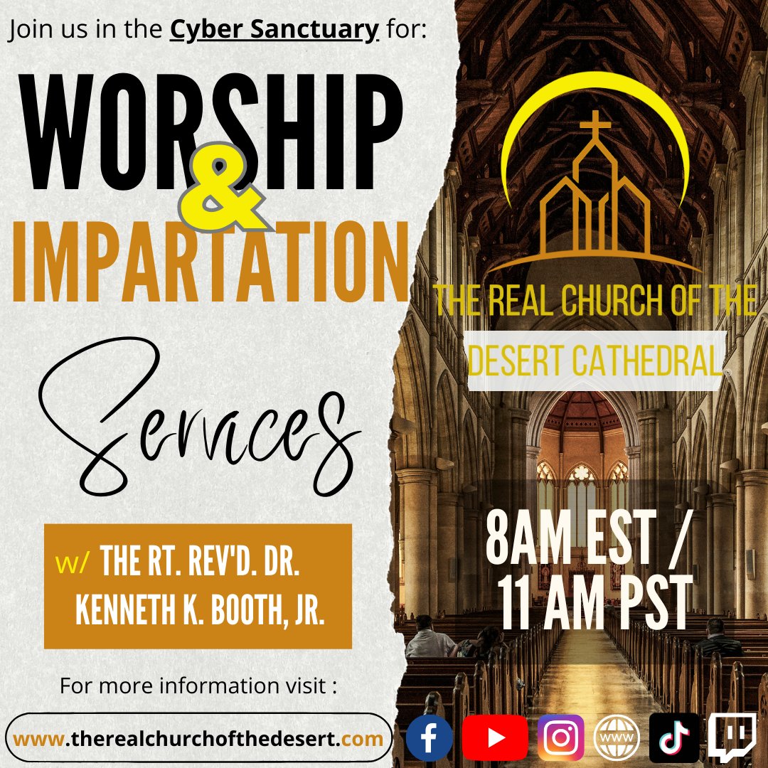 COFCathedral's tweet photo. #SundayService #therealchurchofthedesert #CODCathedral #tapin
https://t.co/Emzbq4k4hY https://t.co/jMHOqJZBFc