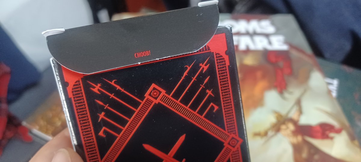 DinnerPartyDan's tweet image. Just found the hidden CHOOB! on @helloMCDM's special units deck for Kingdoms and Warfare!