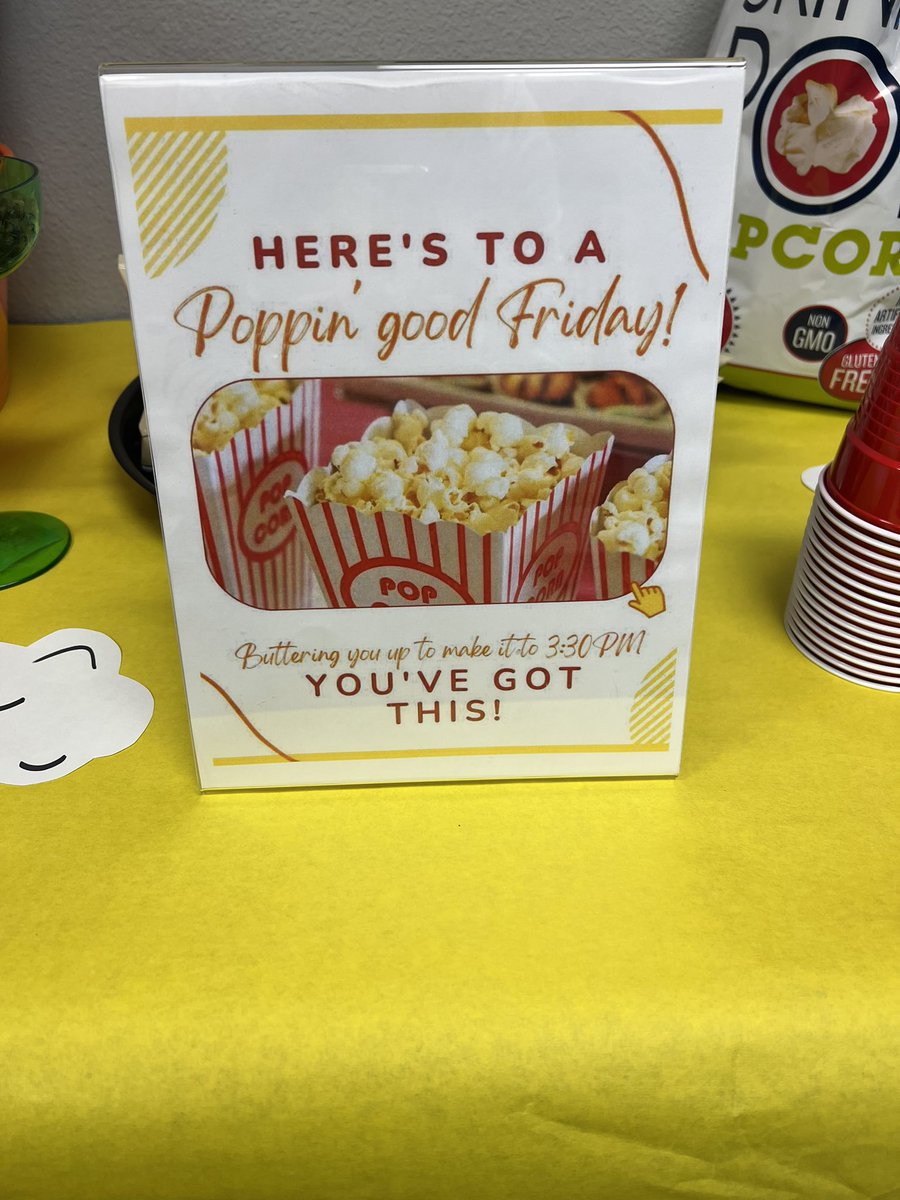 Nichole (@freshbasl) on Twitter photo So fun celebrating Staff hard work with a βPoppinβ Good Fridayβ treat bar! All the popcorn. All the sweet/salty toppings. All the fun πΎπ§‘π
#publicschoolproud #teachers #community #popcorn #treats #celebrate <a href="/DVUSD/">Deer Valley Unified School District</a> <a href="/LegendSprings/">Legend Springs</a> <a href="/legendarypta/">Legend Springs PTA</a> So fun celebrating Staff hard work with a βPoppinβ Good Fridayβ treat bar! All the popcorn. All the sweet/salty toppings. All the fun πΎπ§‘π
#publicschoolproud #teachers #community #popcorn #treats #celebrate <a href="/DVUSD/">Deer Valley Unified School District</a> <a href="/LegendSprings/">Legend Springs</a> <a href="/legendarypta/">Legend Springs PTA</a>
