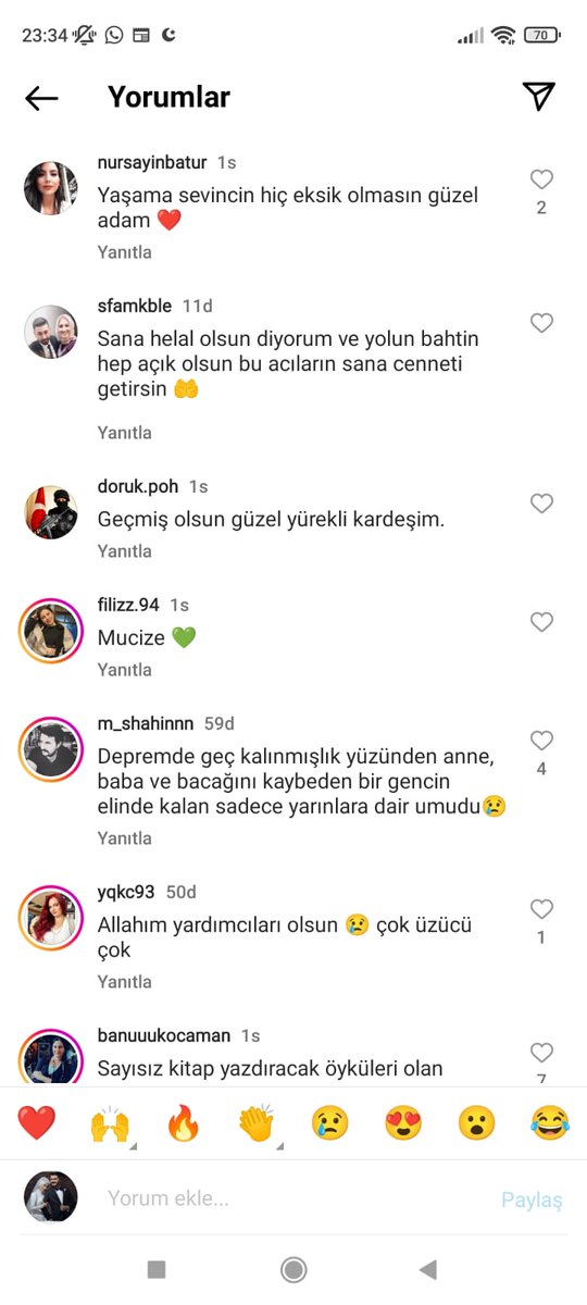 İyi dilekleriniz için çok teşekkür ederim sesimizi duyurabilme mücadeleme verdiğiniz destek için teşekkür ederim var olun her şeye rağmen. 💪💪#DepremiUnutmaUnutturma <a href="/onedio/"></a> #umudunuyitirme
