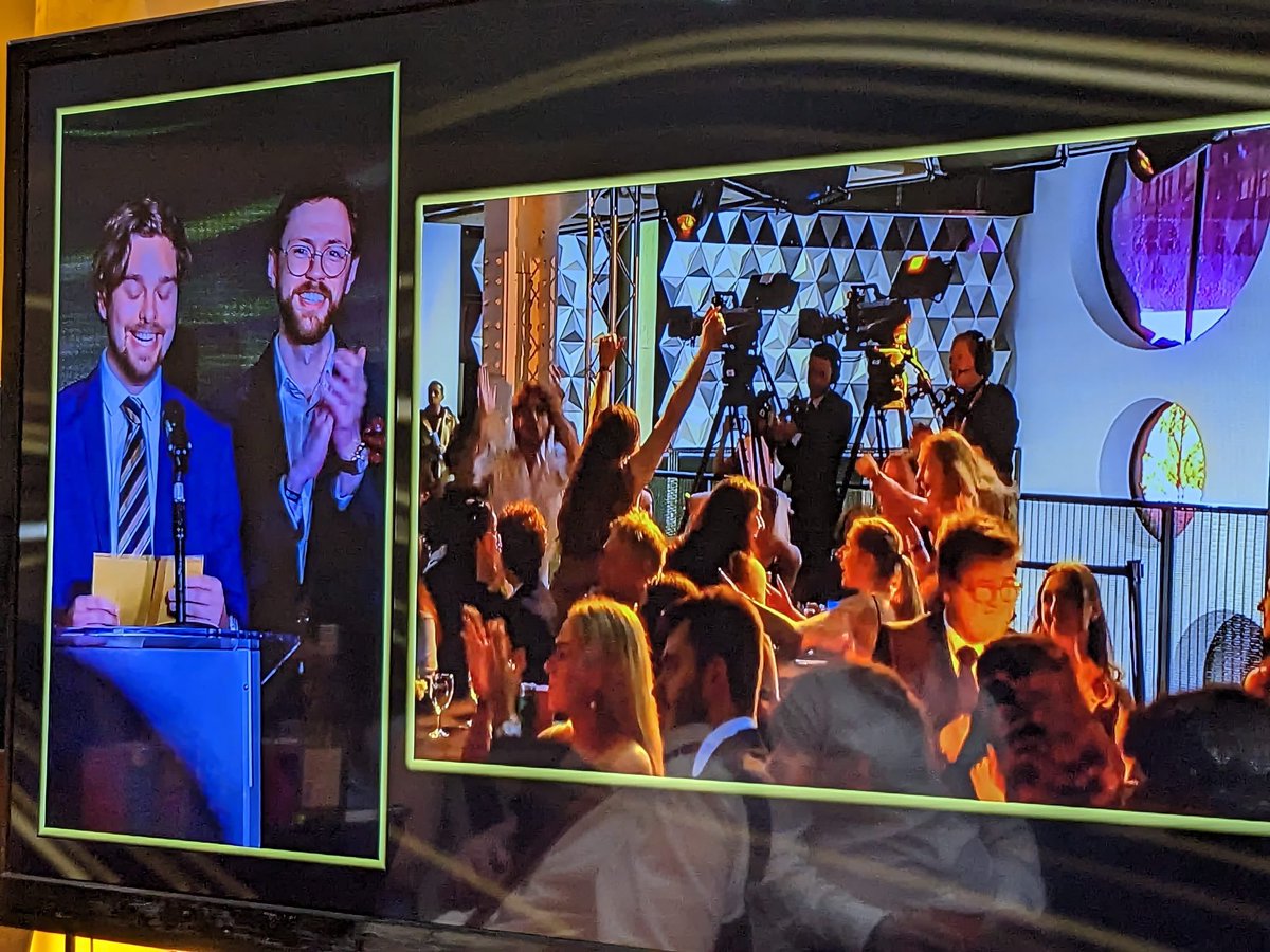 STAN_alumni's tweet photo. Our work here is done. Congrats to the runners-up, @lsutvonline and @ystv! And to the winners, @UBTVstation!!

#NaSTA50 https://t.co/4HiRIW1mbR