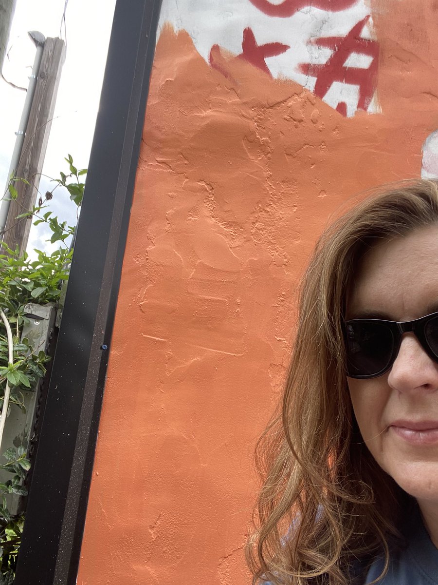 katkingallen's tweet photo. Yes - I painted the orange section in the @visit_prestonsburg Rosenberg Square mural project! Excited to see it finished! #localmurals #prestonsburg #pinkmerl https://t.co/chpd599Xdc