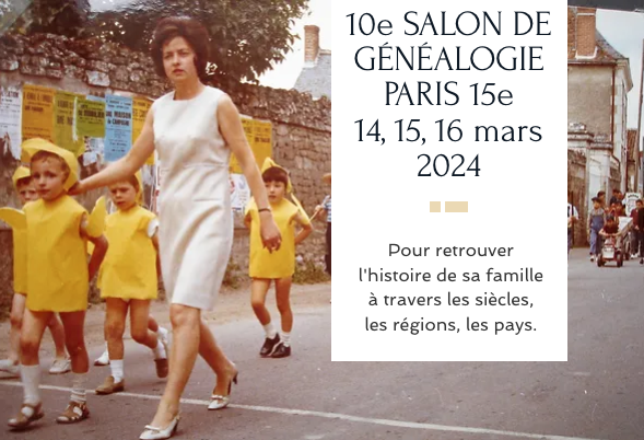 Les dates de la 10e édition du Salon de généalogie de #Paris15, en 2024, sont désormais connues : du jeudi 14 mars au samedi 16 mars 2024 ! À noter dans l'agenda ! Et comme ce sera la 10e édition, toutes les belles idées neuves sont les bienvenues ! #généalogie #SalondeGénéalogie