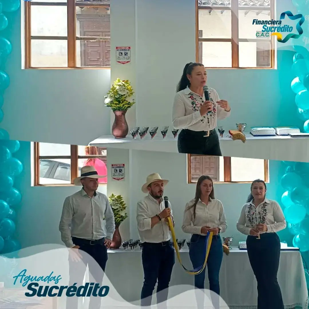 Coopsucredito's tweet photo. ¡Hoy ha sido un gran día! 🥳☀️

Gracias a los aguadeños que están presentes en las actividades que tenemos en su municipio. 👴🏼👩🏻🧒🏾

Recuerda que llegamos a esta hermosa localidad para ser tu aliado financiero en líneas de Ahorro y Crédito. 💰 https://t.co/SfvtRwpK9n