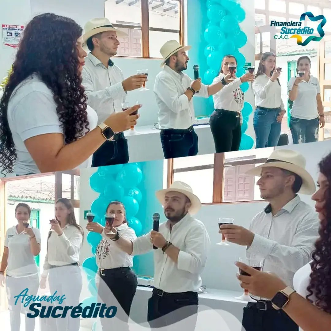 Coopsucredito's tweet photo. ¡Hoy ha sido un gran día! 🥳☀️

Gracias a los aguadeños que están presentes en las actividades que tenemos en su municipio. 👴🏼👩🏻🧒🏾

Recuerda que llegamos a esta hermosa localidad para ser tu aliado financiero en líneas de Ahorro y Crédito. 💰 https://t.co/SfvtRwpK9n