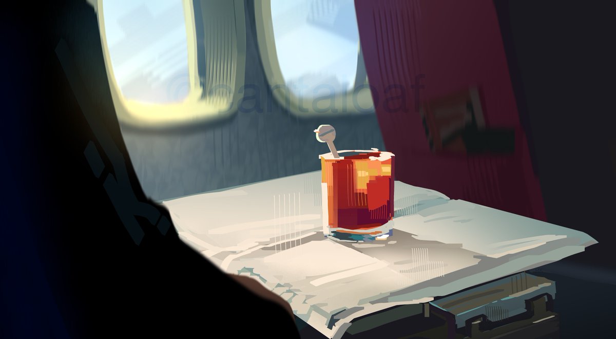 cantaloafer's tweet photo. Digital painting study from Once Upon a Time in Hollywood https://t.co/6kfN4R7Rcc
