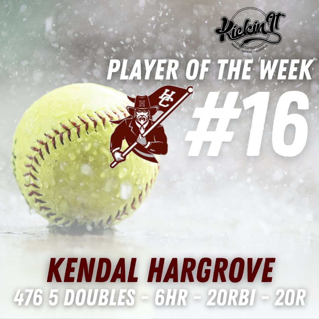 Our Kickinit270 Player of the Week is Henderson Co. Softball player Kendal Hargrove! Congratulations!