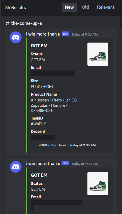 Otk Kicks (@otkkicks) on Twitter photo all paid for in advance by client 😴
cheeky 85 clip for the 1s
Bot: <a href="/usnkrs/">USNKRS</a> <a href="/usnkrs_success/">USNKRS Success</a>
Proxies: <a href="/MascaFNF/">MascaFNF</a> & priv company
Tools: <a href="/elitetrackingtb/">Elite Tracking</a> <a href="/lightning_tool/">LightningTool</a> <a href="/NikeTools_/">N!keTool</a>
Accounts: Handmade and <a href="/nazariosolution/">Nazário Solutions</a> all paid for in advance by client 😴
cheeky 85 clip for the 1s
Bot: <a href="/usnkrs/">USNKRS</a> <a href="/usnkrs_success/">USNKRS Success</a>
Proxies: <a href="/MascaFNF/">MascaFNF</a> & priv company
Tools: <a href="/elitetrackingtb/">Elite Tracking</a> <a href="/lightning_tool/">LightningTool</a> <a href="/NikeTools_/">N!keTool</a>
Accounts: Handmade and <a href="/nazariosolution/">Nazário Solutions</a>