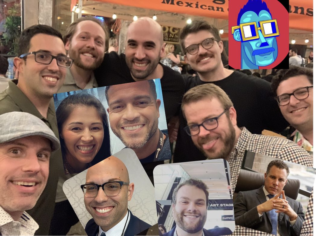 eliana_esq's tweet photo. Name a better group of nerdy lawyers who love this space as much as us (SCOW3)👇🏽
@BirdnalsLAW @mpeltz @omribouton @PabloEnriqueEsq @AshKernen @FineArtLawyer @zachlewis (can’t find you zach lol) @JeffD_Esq @DeFiDefenseLaw @EsqLida https://t.co/fkOgkoREYW