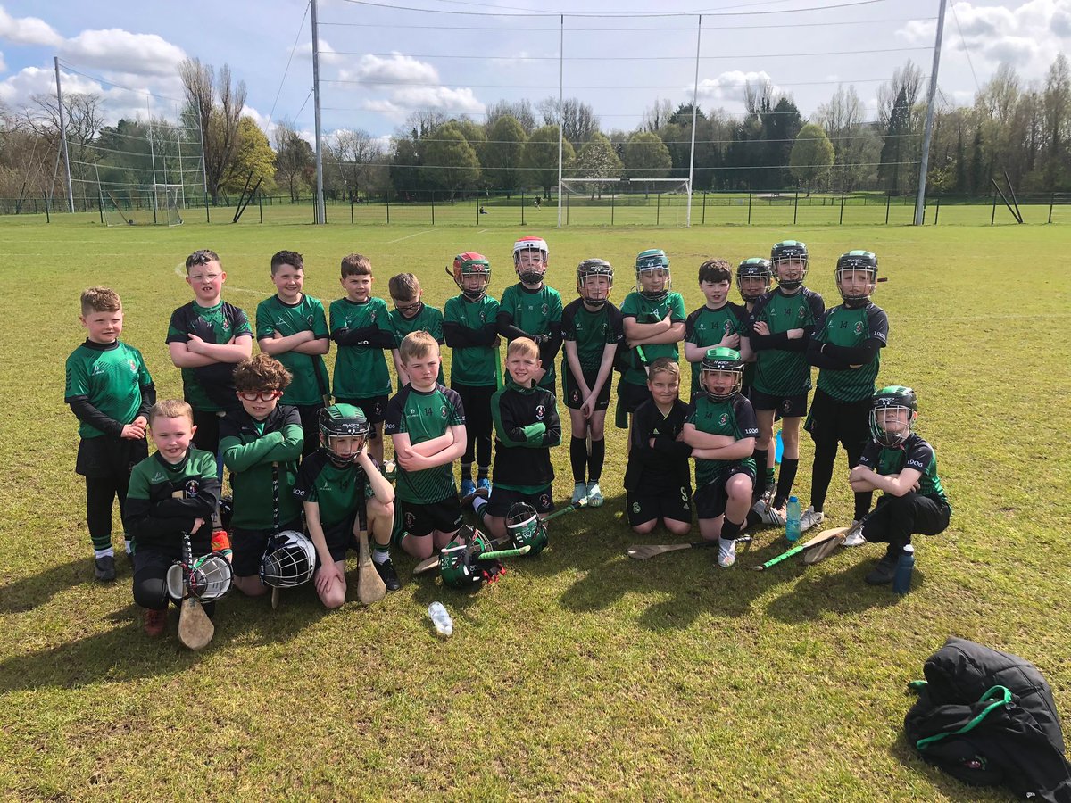 Paddies1906's tweet photo. Fantastic afternoon of hurling with the U9 lads against St Brigids and St Enda’s. Plenty of points and goals and game time for all the lads. Super stuff. Up the paddies 💚🖤👏🏼 https://t.co/uukaJV9Se4