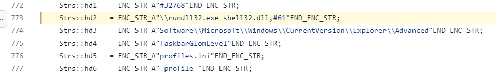 DanielStepanic's tweet photo. If we look at the source code from #TinyNuke, we can see it assigned and it being passed to create a new process
https://t.co/5GO5tKmxwX
https://t.co/SkLjfVliW0 https://t.co/dwbEc1blH8