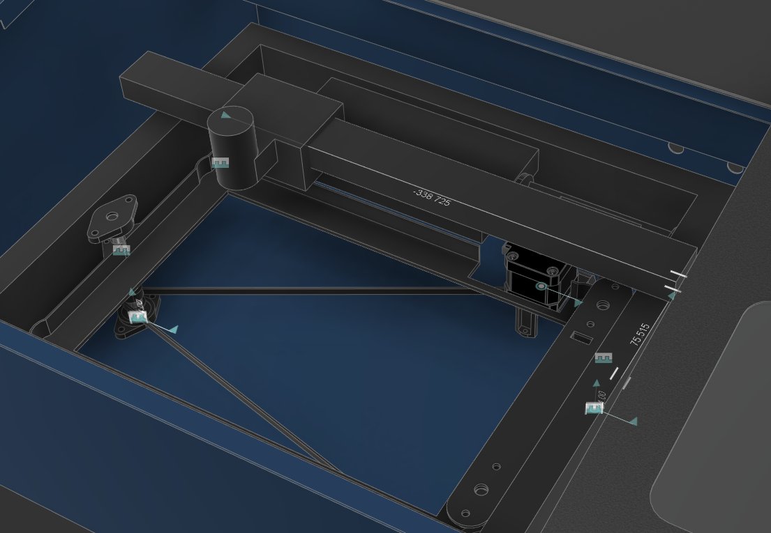 dudisgit's tweet image. I made a moving z bed for meh laser cutter, it beeps :D