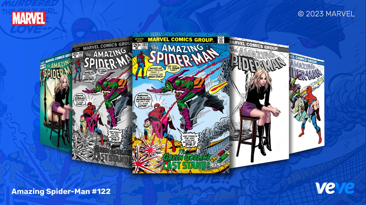 The Death of Norman Osborn: Green Goblin's last stand - Spider-Man seeks vengeance for the death of Gwen Stacy!

Part 2 of 2: <a href="/Marvel/">Marvel Entertainment</a>’s Amazing Spider-Man #122 features VeVe-Exclusive R &amp; UR covers by Mike Vosburg and <a href="/rachellecheri/">Rachelle Rosenberg</a>. Drops in blind box Thu, 20 Apr at 8 AM PT.
