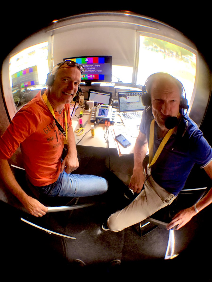 scvdw's tweet photo. Nog één keer dit duo. Dijkstra en Ducrot. Komt dat zien (en horen) rond 14.45 uur op @NPO1. 

#ducrot #AmstelGoldRace #AGR23 https://t.co/HA8heSHpzw