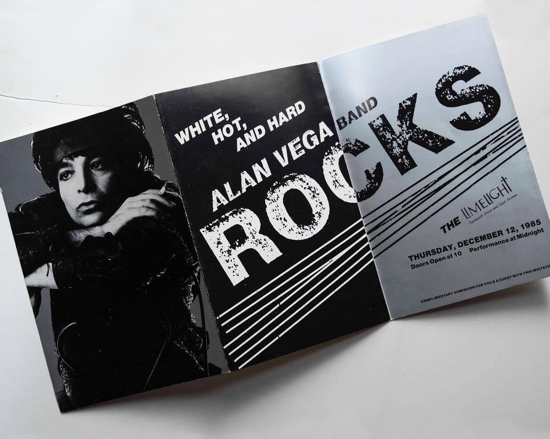 ALAN VEGA LIVE 1985 AT THE LIMELIGHT NYC
#alanvega #alanvegavault