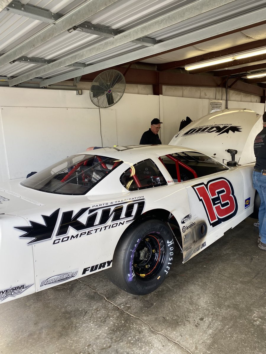 After starting P26 (last) due to having to swap out a blistered tire before the feature had a respectable day drove up to finish P11