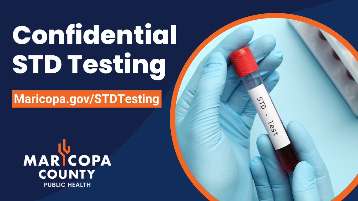 Maricopahealth's tweet photo. Many #STDs have no symptoms. The only way you can be sure of your status is to Get Yourself Tested. We offer low-cost STD testing at our 1645 E Roosevelt clinic in Phoenix Monday-Friday. Learn more: https://t.co/jTELAW5jzJ.
#GYT for #STDWeek #STIweek https://t.co/FtJ6OtEmaL