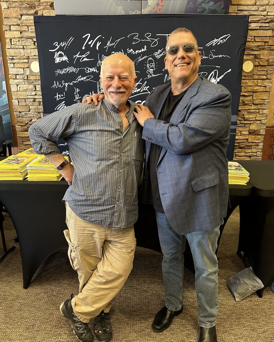 CGCComics's tweet image. Ready for another #SignatureSeriesSaturday, bub? @Bob_Layton and 
#ChrisClaremont stopped by for their Private Signings and you can bet that we had tons of fun with these legendary creators. Suit up or celebrate your #MutantPride with a look at some of the sweet submissions! ✍