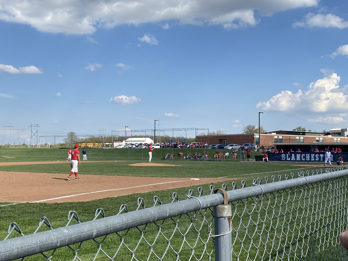 BlanAthletics's tweet photo. ⚾️ Baseball takes both games of today’s doubleheader against Hillsboro, including a walk off win in game two, as Austin Dick led off the 7th with a bunt single, stole 2nd and then scored the game winning run on a Zach West liner down the left field line. https://t.co/AHa3z7V5gV