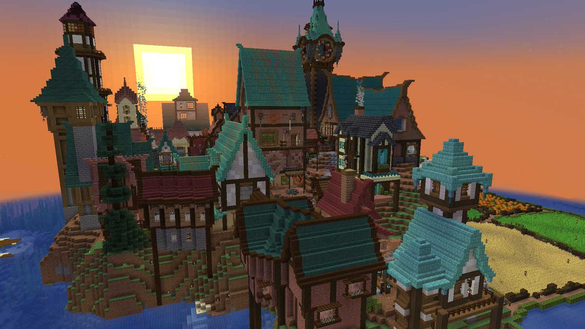TeamZedcraft's tweet photo. 15 months after its beginning, Zedcraft Season 5 is heading towards its end. 

Our wonderful Zedcrafters have organised a Helping event, where they will help each other finish their bases before summer* comes, and Season 6 begins... ☀️🗓️

*Northern Hemisphere https://t.co/uMpyO5A4Mn