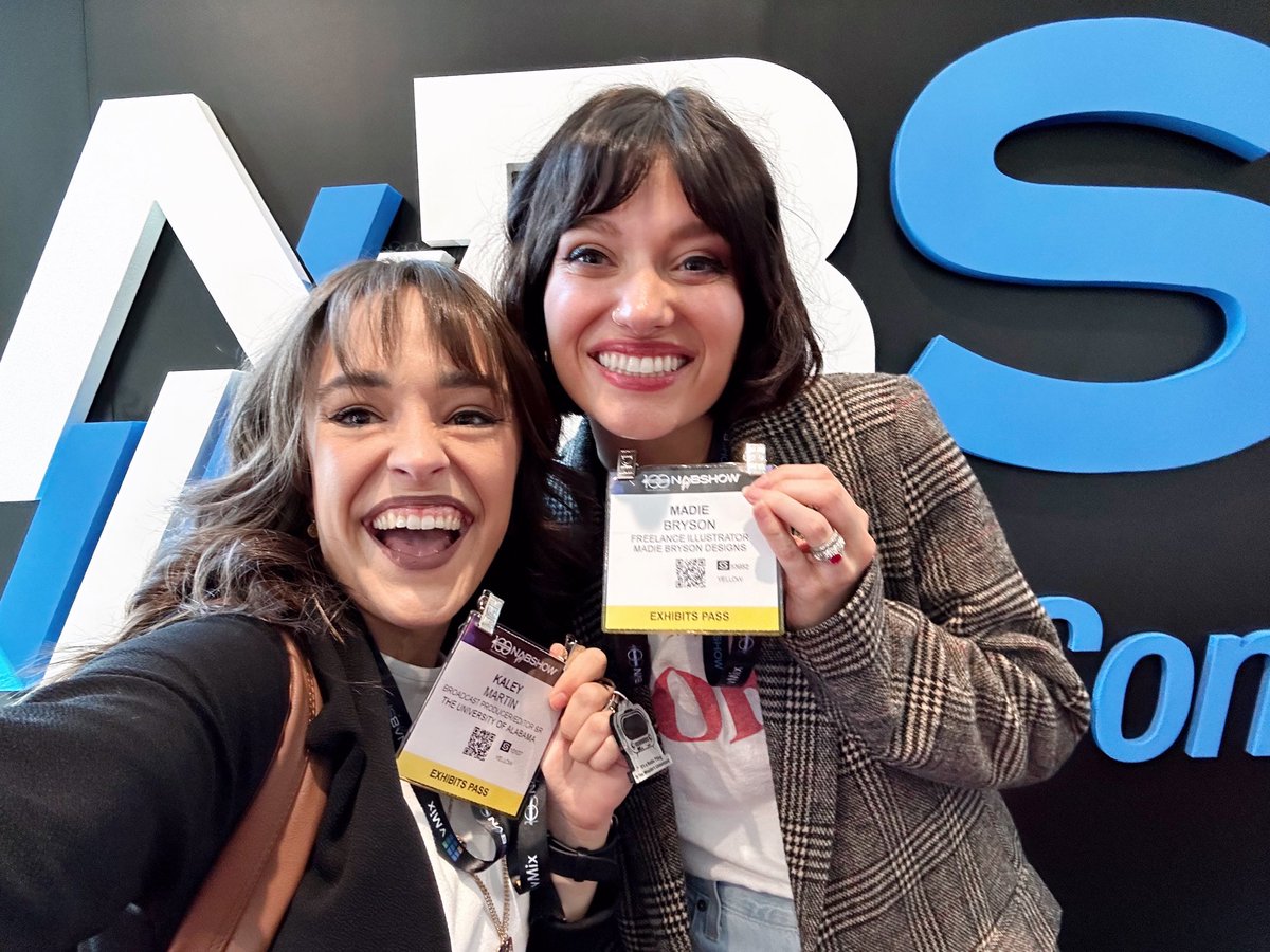 Taking on #NABShow2023 and #BEA2023 with the best, @MadieBryson! 🎉🎥 #WomenInMedia #WomenInFilm #FemaleFilmmakers #WomenInAnimation