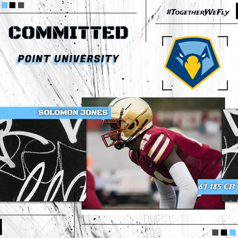 Blessed and proud to say I've committed to the SKYHAWKS ! Look forward to the journey with teammates and coaches.  Thank you <a href="/PointFootball/">Point University Football</a>
<a href="/Bronco_Recruits/">Brookwood Recruits</a> <a href="/NighbertChad/">Coach Chad Nighbert</a>
<a href="/Bronco_Ftball/">Brookwood Football</a> <a href="/Bwoodsports/">Brookwood Athletics</a> <a href="/BellMurry/">Murry bell</a> <a href="/CoachPears0n/">Jalen Pearson</a> <a href="/philipcj65/">Jimmy Barnes 💎</a> <a href="/LangstonJones18/">Langston Jones</a>  <a href="/Thomas_J1083/">Thomas Jones III</a>